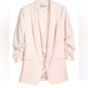 H&M Shawl Lapel Blazer Powder Pink